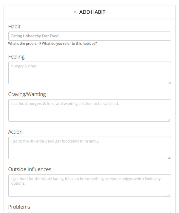 Analyze & Recreate Habit