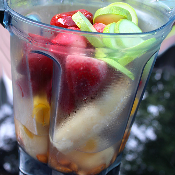 Plant-Based Strawberry Mango Lemonade Ice Cream