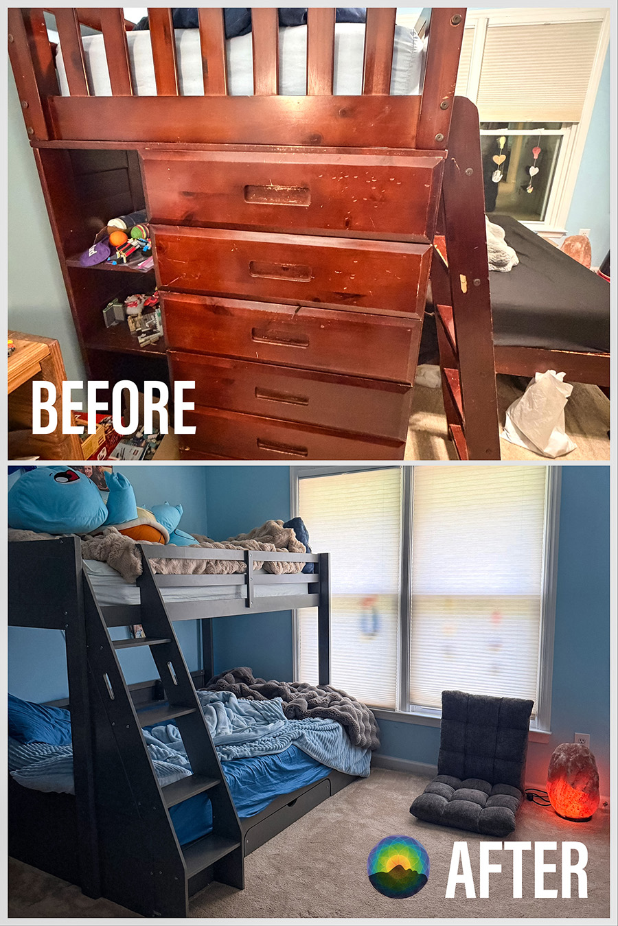 Boy's Room Redesign and Reorganize