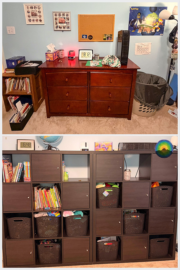 Boy's Room Toy Storage